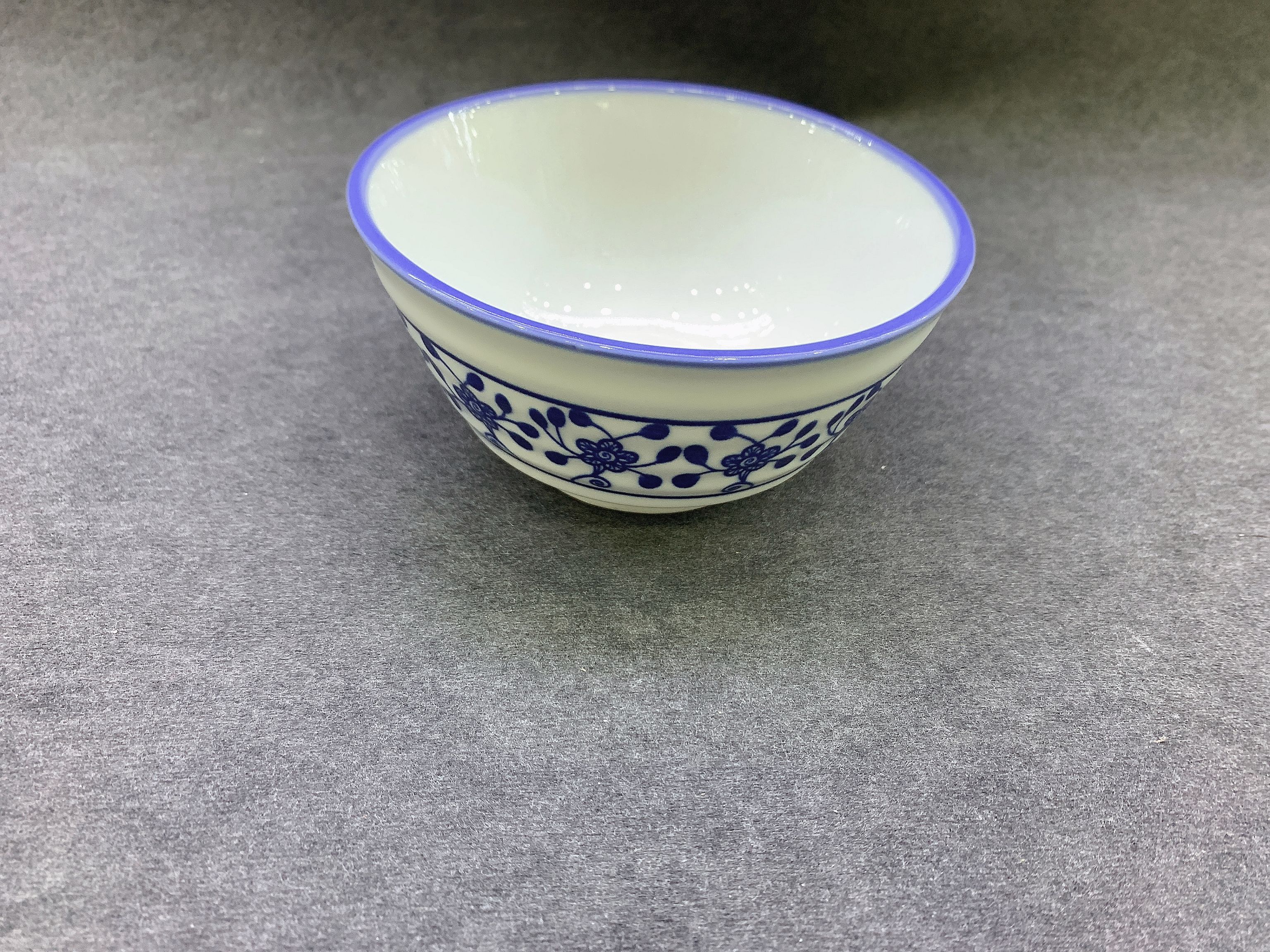 外贸陶瓷印花欧式小碗  青花瓷饭碗  陶瓷小碗详情图1