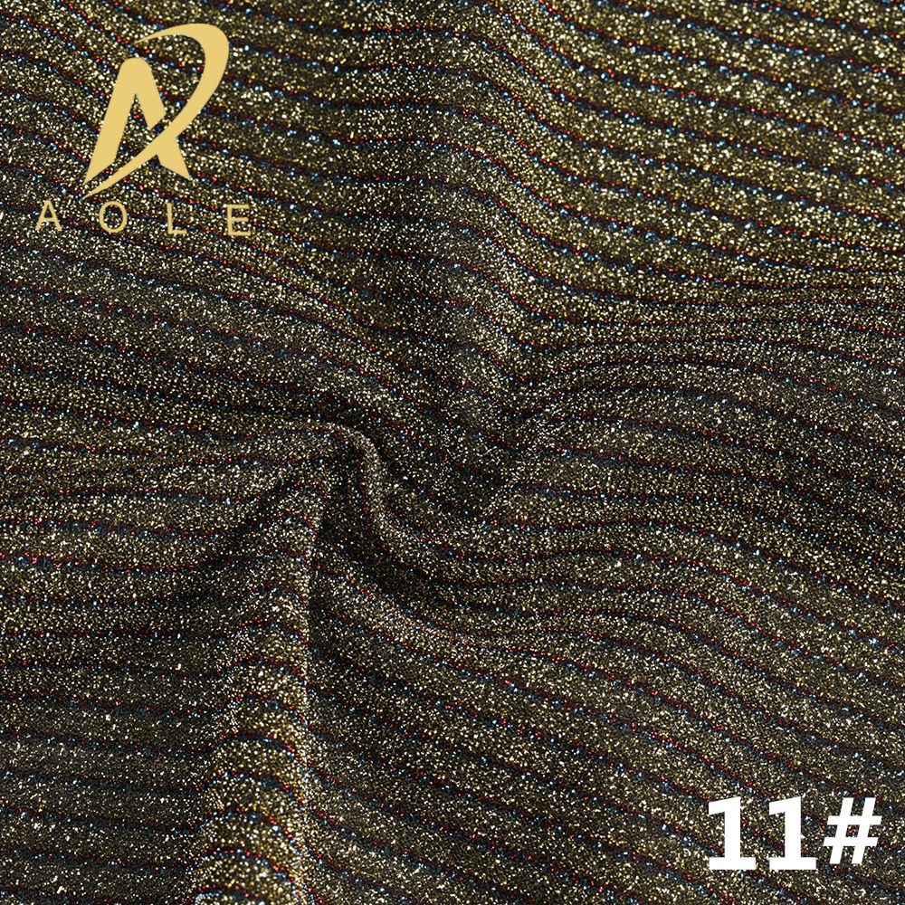 Fine striped thick thread fabric, gold onion fabric, 120g thread fabric, gold and silver thread fabric, accessories, dance costumes, shoe materials fabric detail image 6