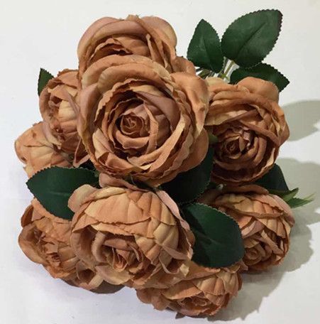 Xiange Flower Art Simulation Flower Wedding Wall Flower Arrangement Material Manufacturers Direct Plastic Green Plant Decoration A25-10 details Picture