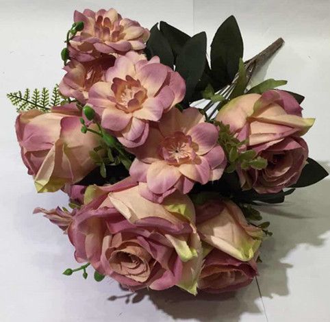 Xiange Flower Art Simulation Flower Wedding Flower Wall Decoration Factory Direct Plastic Green Plant Decoration A117-38 Application Scenario