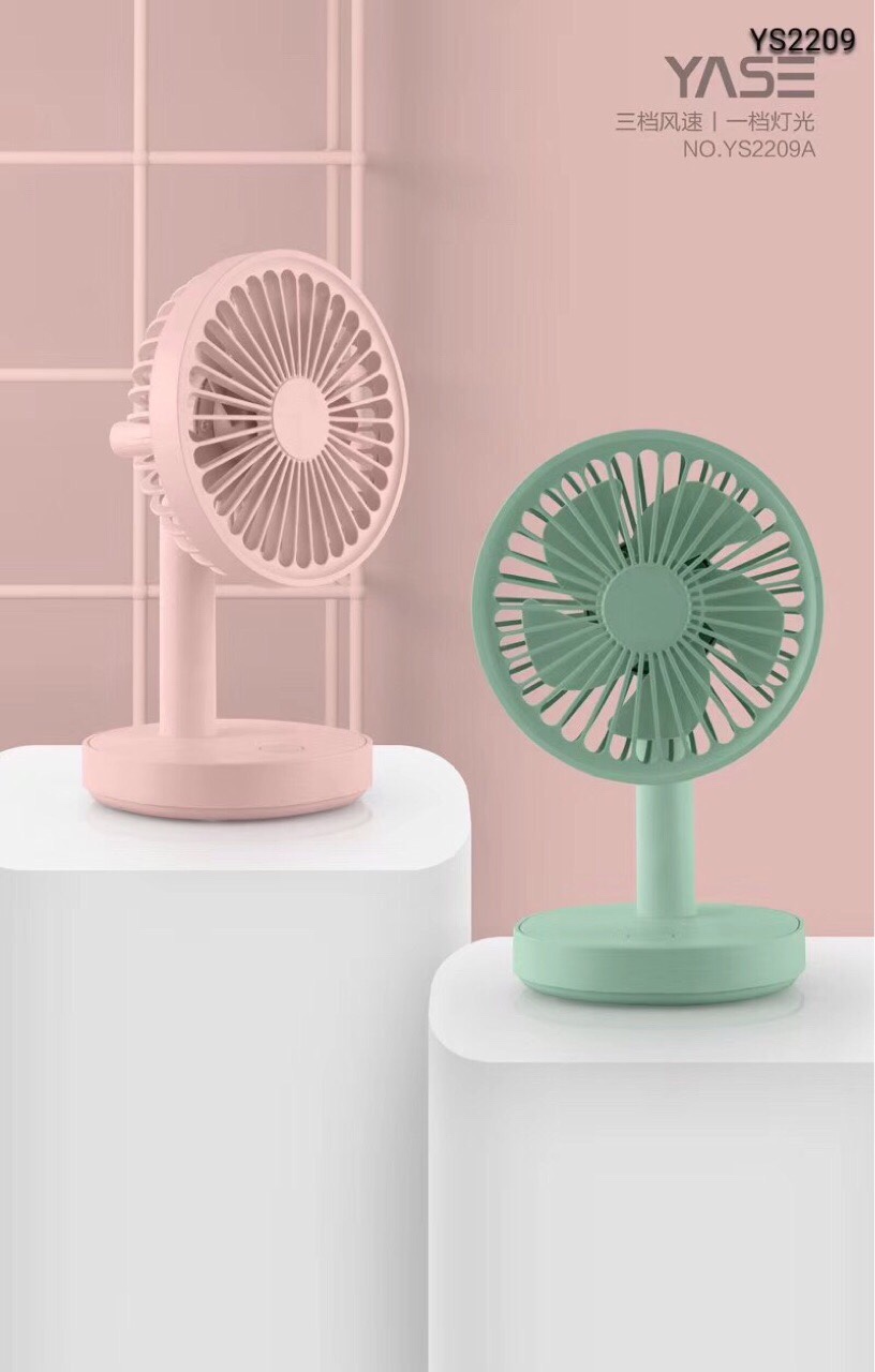Desktop creative seven-color light fan undefined