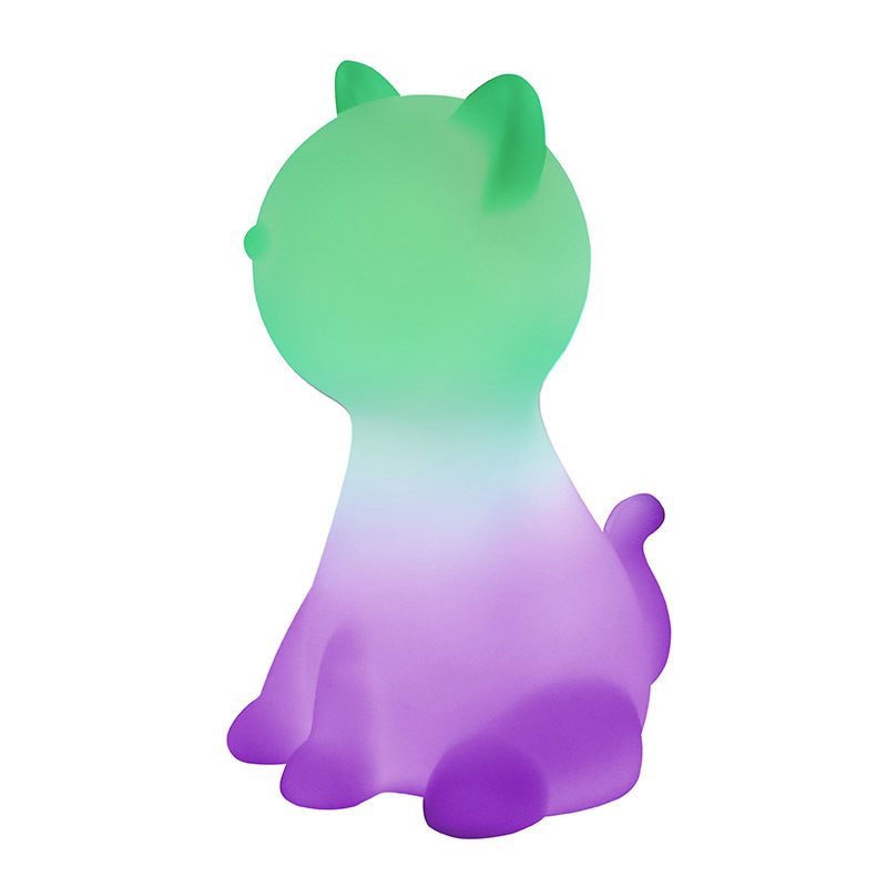 Cartoon night light, bedside light, little cat, colorful night light details Picture
