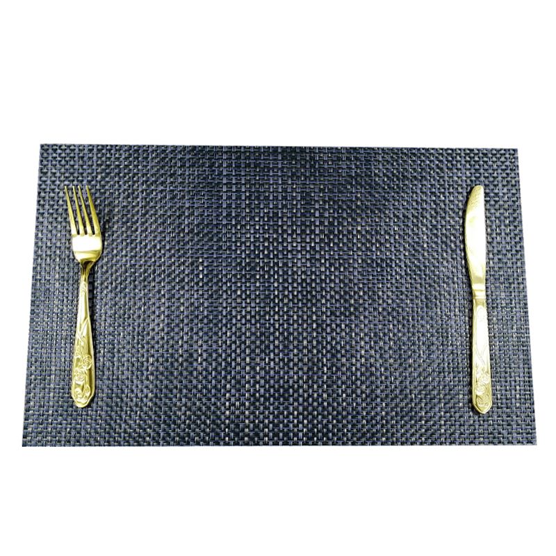 High-Grade Pvc Woven Placemat 4X4 Teslin Environmental Protection Non-Slip Table Mat Bowl Mat High Temperature Tea Tray Mat Tea Set Mat Application Scenario