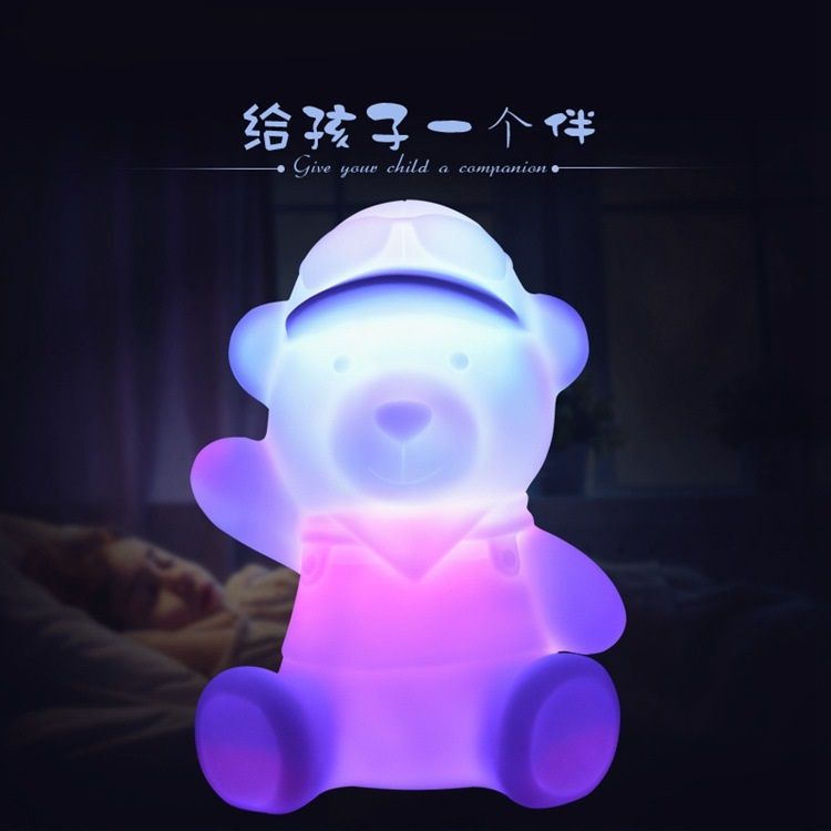 Gift night light Hedgehog new night light colorful night light details Picture