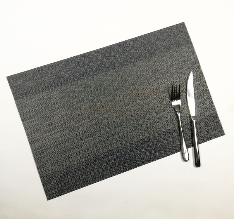 特斯林编织餐垫 PVC隔热垫 酒店加厚防滑花布提花餐垫杯碗垫 现货详情图2