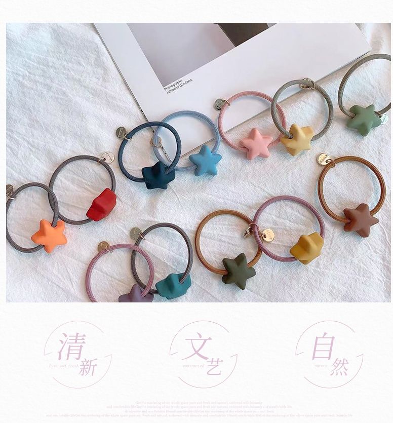 Yiwu Good Goods Cute Star Accessories Rubber Band CMfs008 detail image 3