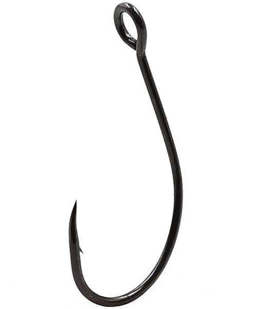 Fat Goluya Stream single hook, horse mouth hook, sequined hook, barb fishhook, No. 4-10 /10 pieces with ring hooks detail image 1