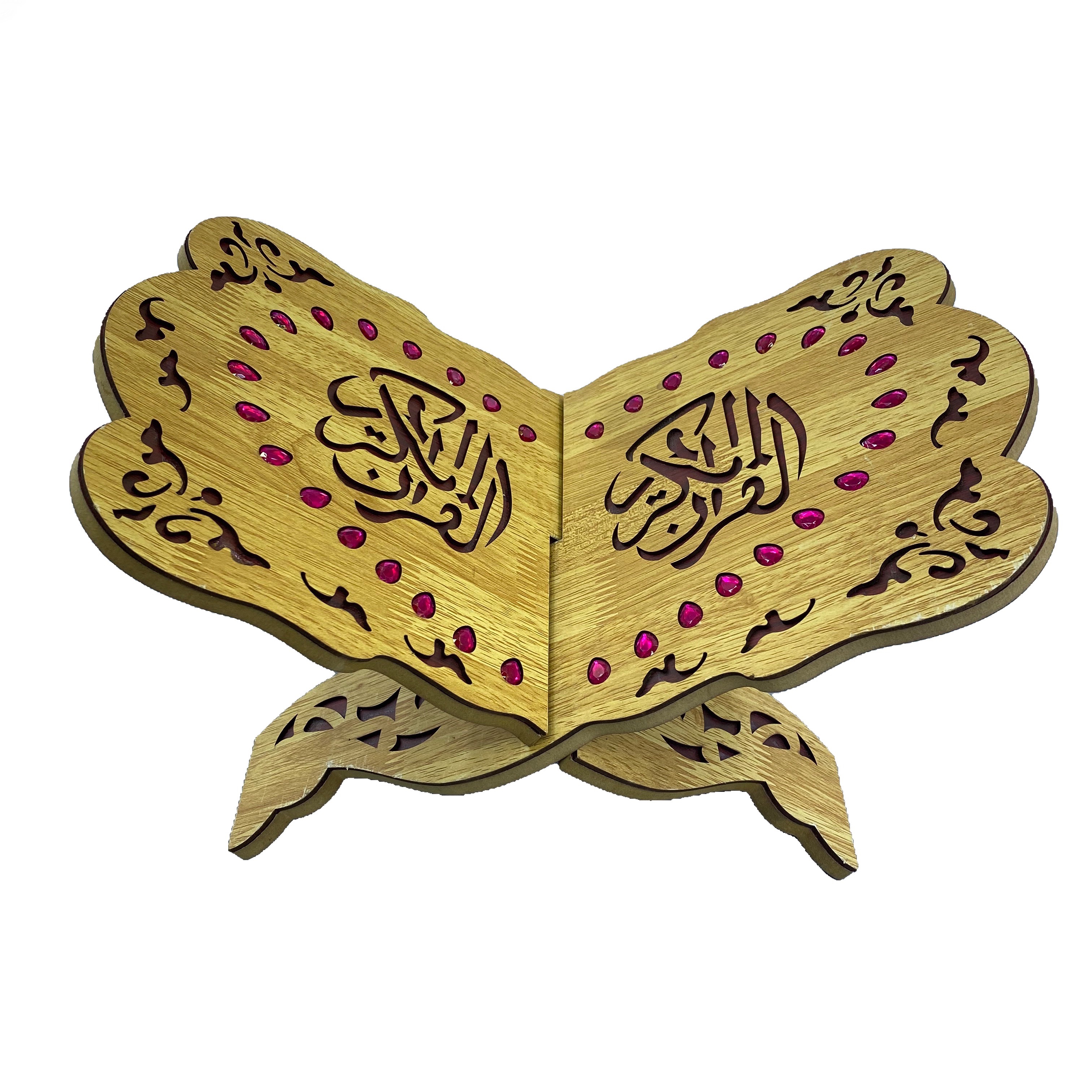 伊斯兰穆斯林古兰经密度板经书架详情图7