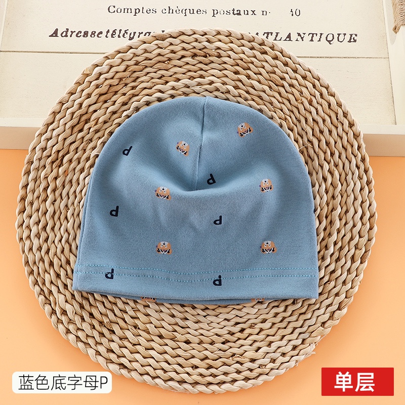 Newborn baby hats for autumn and winter infants and toddlers, spring and autumn newborn boys and girls, pure cotton breathable, cute cartoon boneless fetal caps undefined