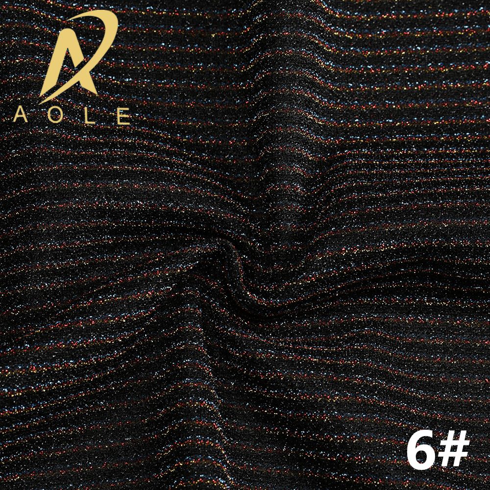 Fine striped thick thread fabric, gold onion fabric, 120g thread fabric, gold and silver thread fabric, accessories, dance costumes, shoe materials fabric detail image 1