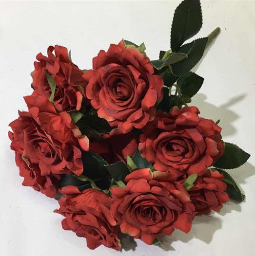 Xiange Flower Art Simulation Flower Wedding Flower Wall Decoration Factory Direct Plastic Green Plant Decoration A128-10 Specification drawing