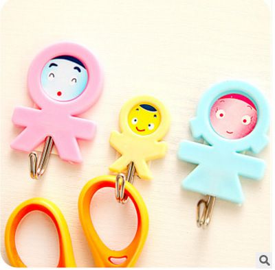 3pcs卡通挂钩家用车载挂钩多功能挂钩强力粘钩