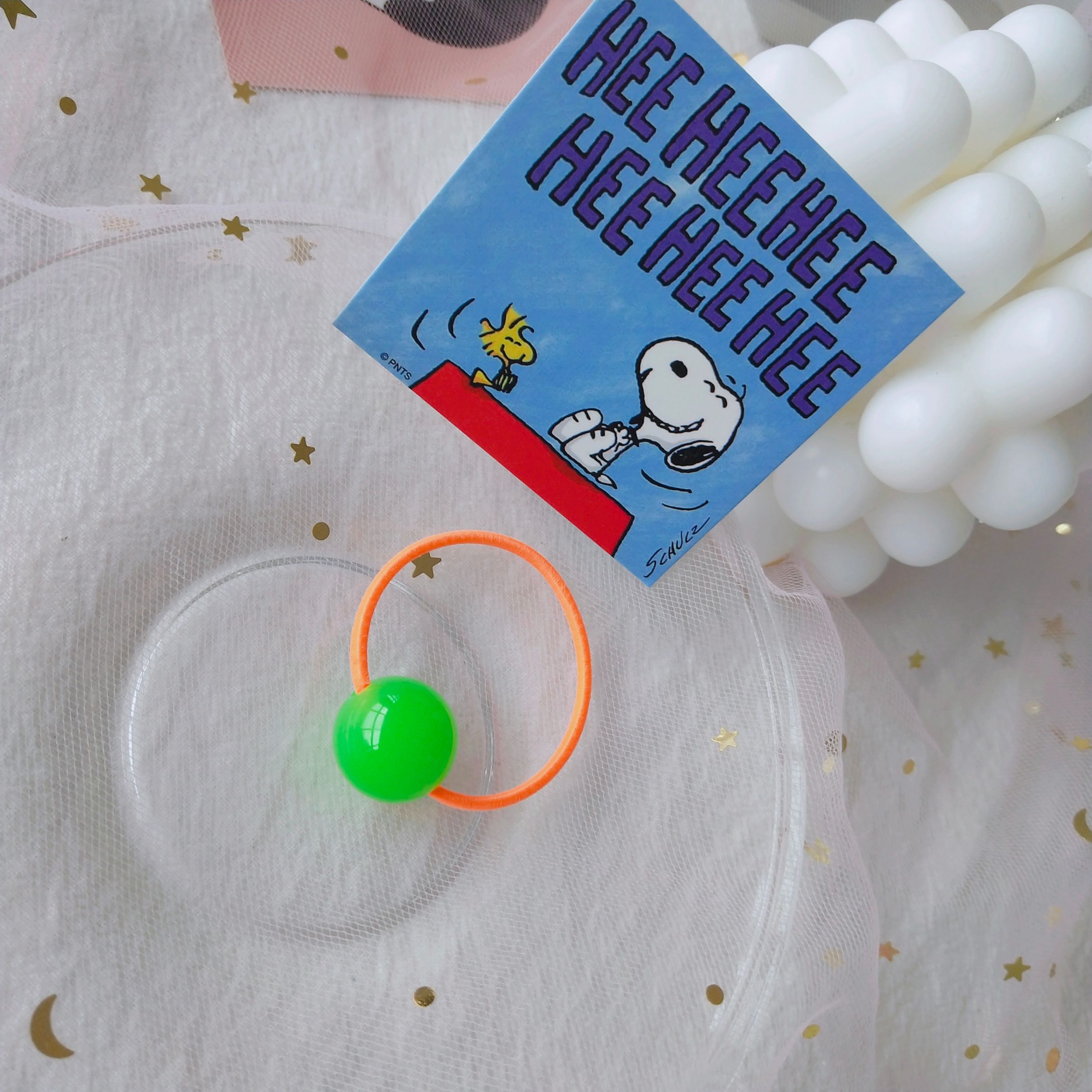 Original Korean frosted round ball rubber band jelly rubber children's hair band headband long rubber band detail image 11
