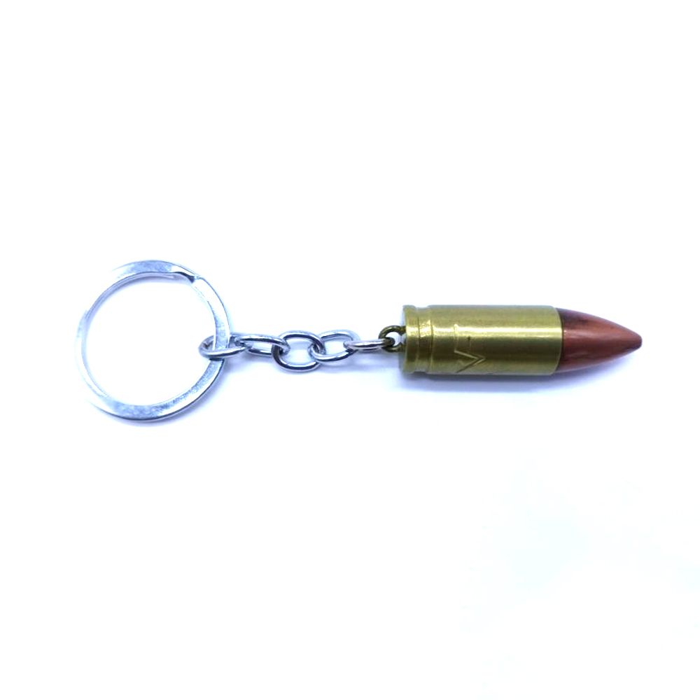 Creative bullet keychains, metal keychains, key chains, personalized and cool car keys, car modification accessories detail image 1