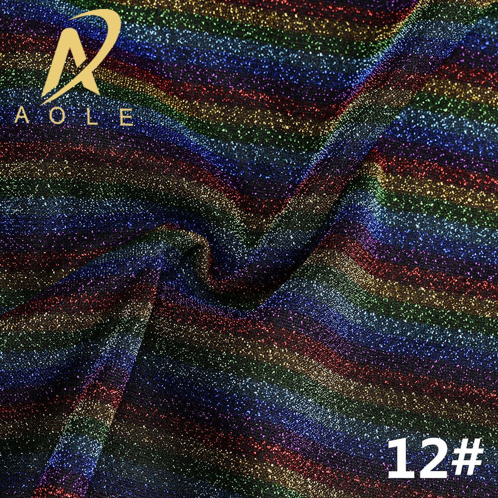 Fine striped thick thread fabric, gold onion fabric, 120g thread fabric, gold and silver thread fabric, accessories, dance costumes, shoe materials fabric detail image 7