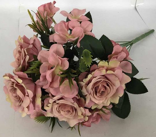 Xiange Flower Art Simulation Flower Wedding Flower Wall Decoration Factory Direct Plastic Green Plant Decoration A128-11