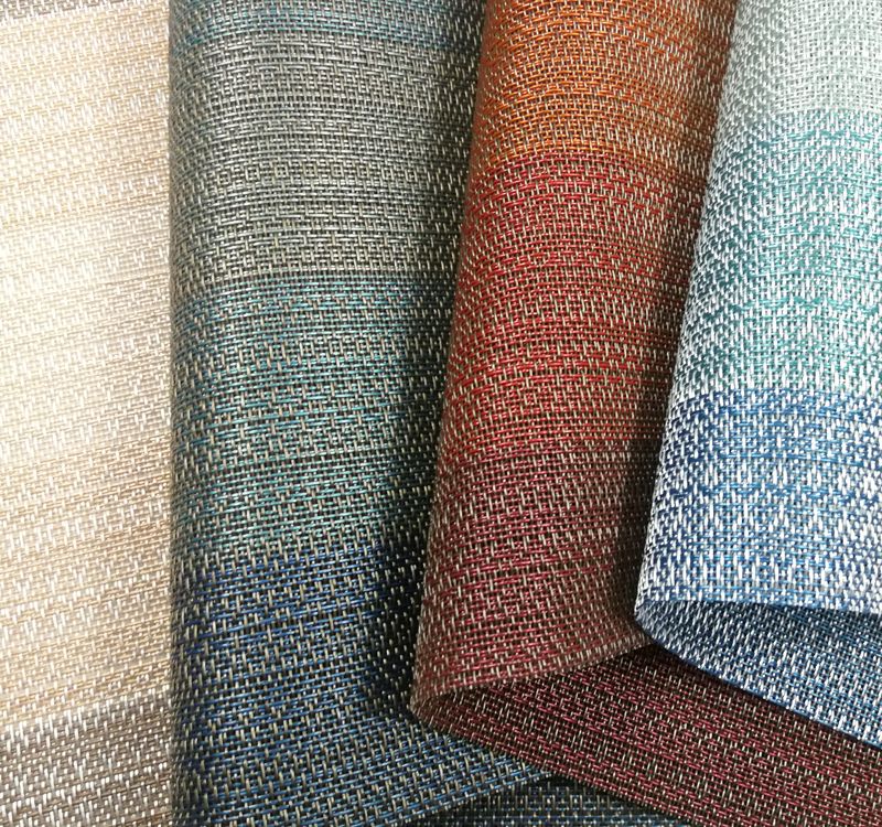 特斯林编织餐垫 PVC隔热垫 酒店加厚防滑花布提花餐垫杯碗垫 现货详情图9