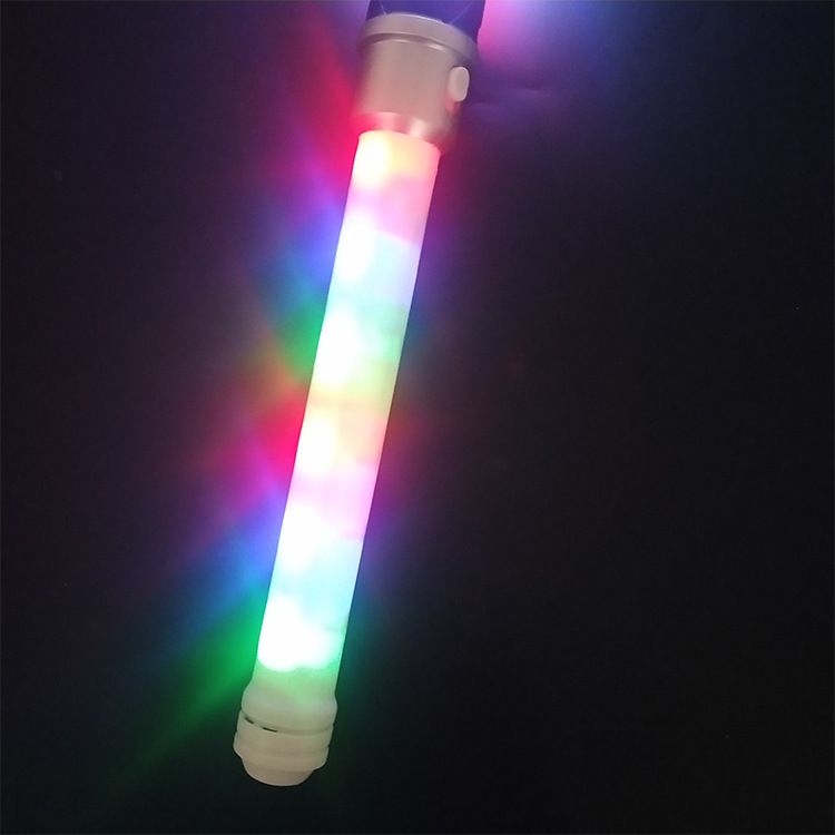 七彩水晶球旋转棒 手把带灯儿童乐园玩具 水晶球旋转棒详情图7