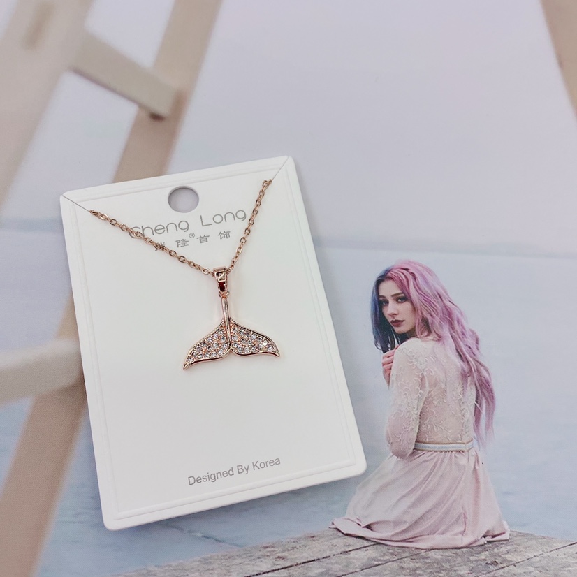 Chenlong jewelry titanium steel fishtail necklace fadeless C0861-47.5 thumbnail