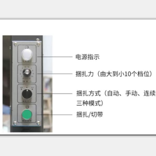 Top-pressing PP band packaging machine, fully automatic 5mm high-speed strapping machine, dedicated strapping machine for e-commerce and express delivery cartons pic 5