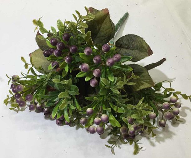 Xiange Flower Art Simulation Flower Wedding Wall Flower Collocation Manufacturers Direct Plastic Green Plant Decoration 9 First Fortune Fruit undefined