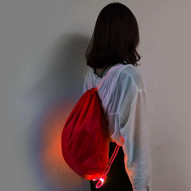 Custom LED backpack beam pocket LED pocket LED bag LED bag