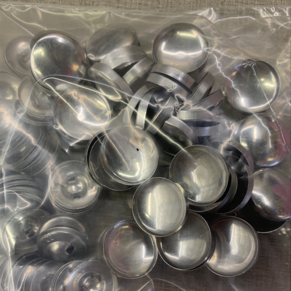 辅料扣子可diy合金银色纽扣辅料服装包箱配饰厂家直销