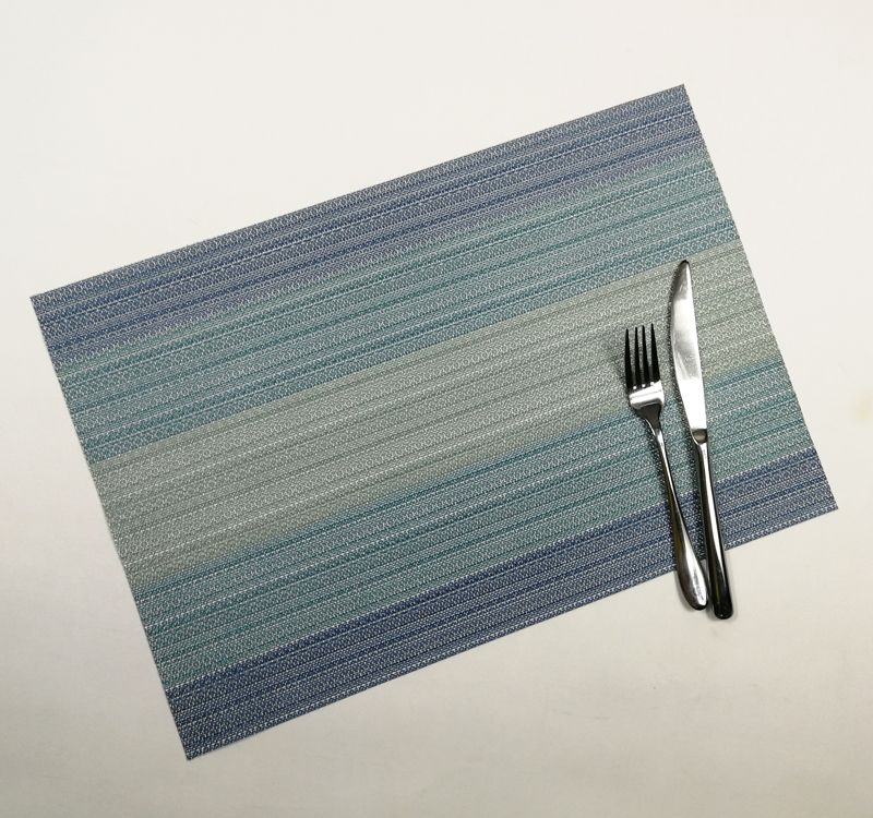 特斯林编织餐垫 PVC隔热垫 酒店加厚防滑花布提花餐垫杯碗垫 现货详情图5