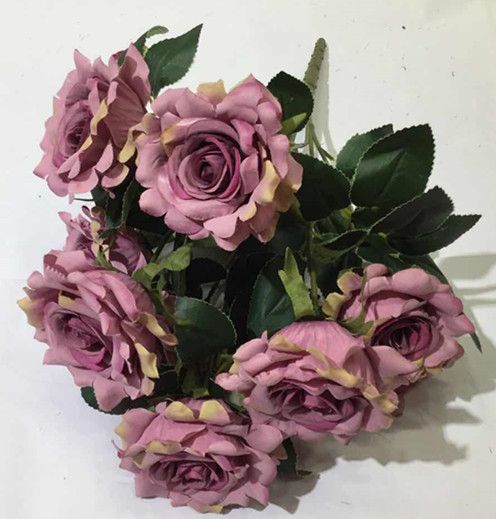 Xiange Flower Art Simulation Flower Wedding Flower Wall Decoration Factory Direct Plastic Green Plant Decoration A128-10