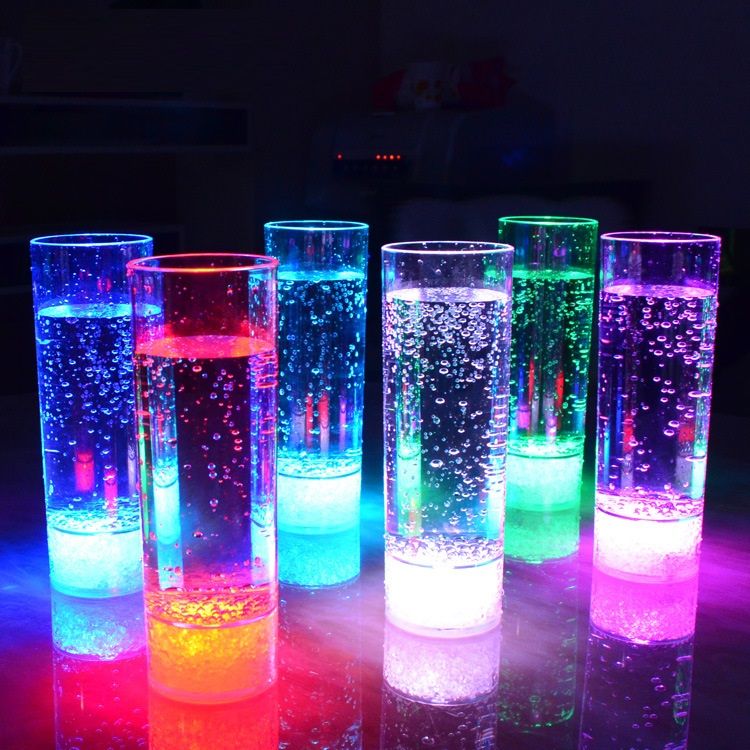 LED发光杯 LED七彩果汁杯 新奇特创意产品 发光透明详情图3