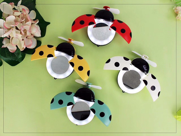 Seven-spotted ladybug small fan