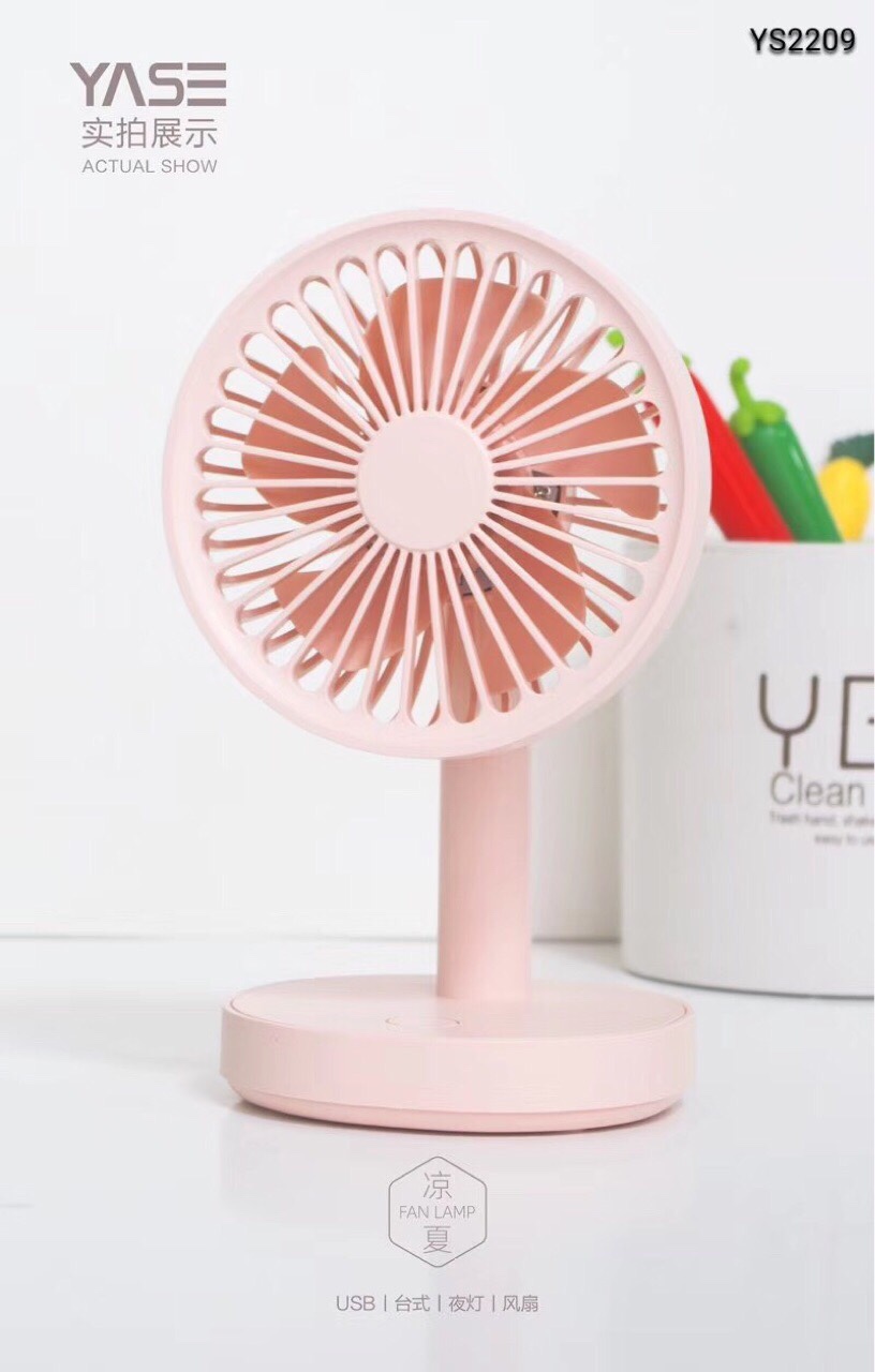 Desktop creative seven-color light fan undefined
