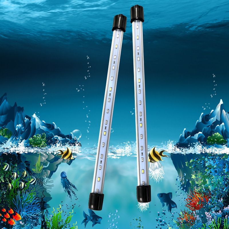 水族箱照明灯高亮水草灯水陆两用潜水灯水族灯LED鱼缸灯细节图