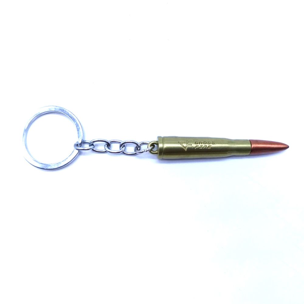 Bullet-shaped keychains, metal keychains, key chains, unique and cool car keys, car modification accessories