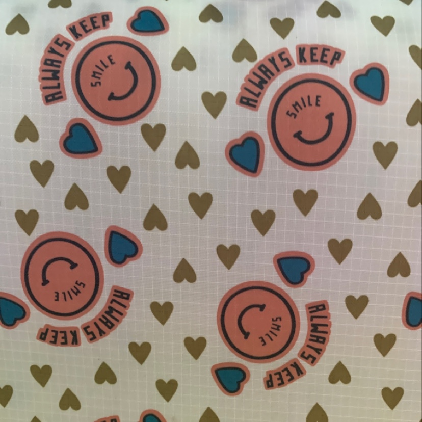 Factory direct sales of best-selling new leather products in large stock, high, medium and low-end bags, sofas, shoes, materials and fabrics, 210D Oxford cloth, smiling faces and hearts details Picture