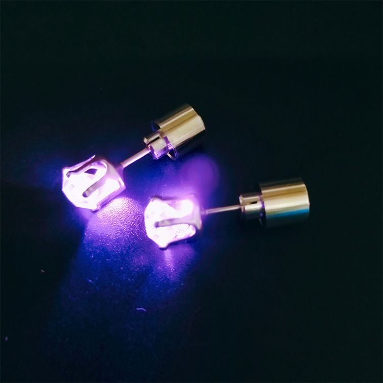现货情人节礼物发光耳钉LED耳坠发光饰品发光耳环详情图3