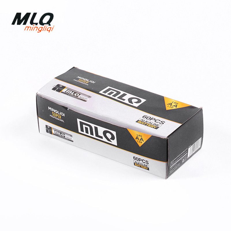 MLQ明力奇5号电池LR6碱性电池4粒简装AA碱性电池 1.5V无汞干电池厂家详情3