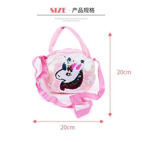 Plush unicorn schoolbag, plush patch unicorn schoolbag, children's schoolbag, backpack, children's unicorn schoolbag, Korean style fashionable schoolbag, backpack undefined
