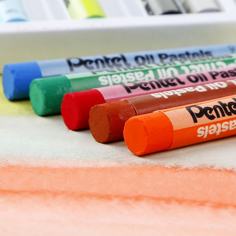 pentel/派通50色油画棒PHN-50U细节图