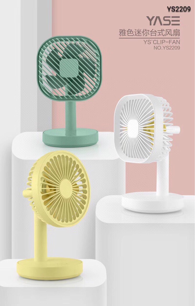 Desktop creative seven-color light fan Application Scenario