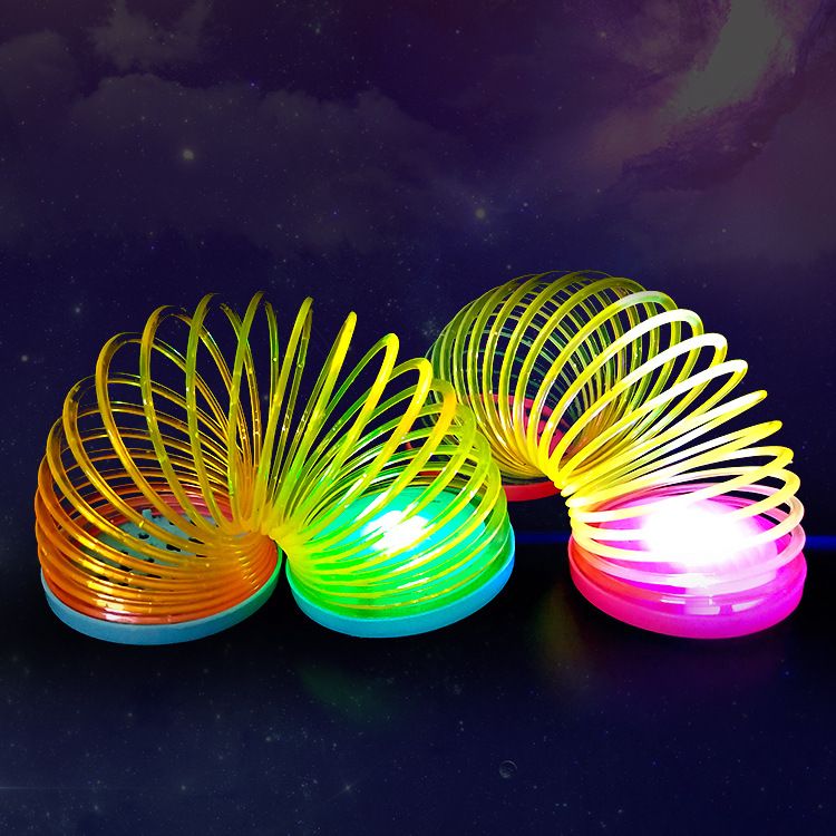 新款 彩虹圈 解压 益智七彩弹力圈玩具详情图5