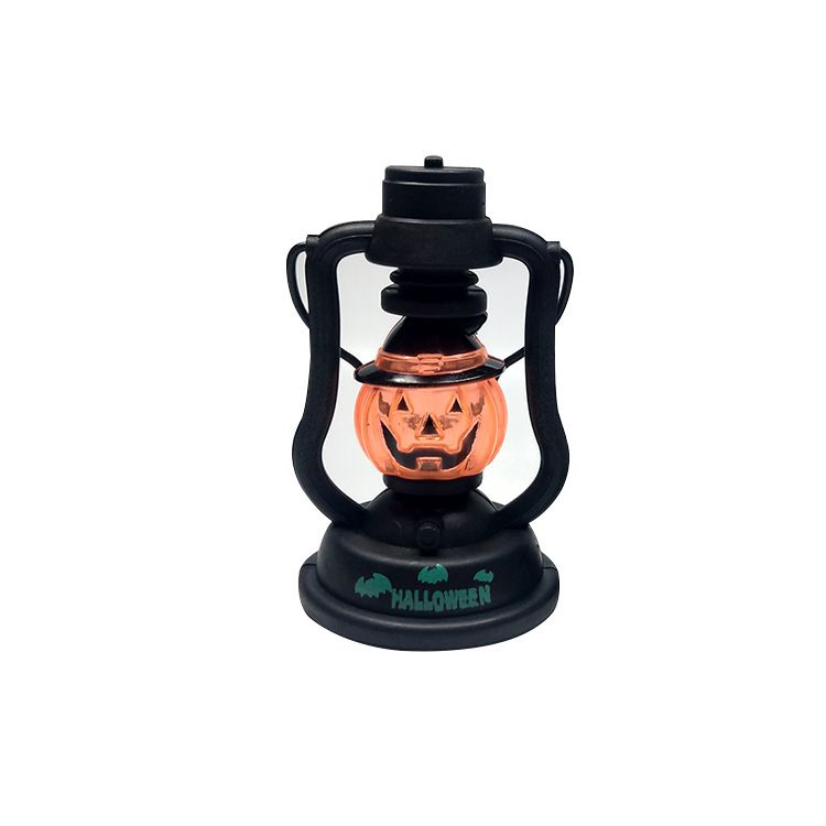 万圣节手提南瓜精灵小夜灯 LED闪光南瓜手提小夜灯详情图2