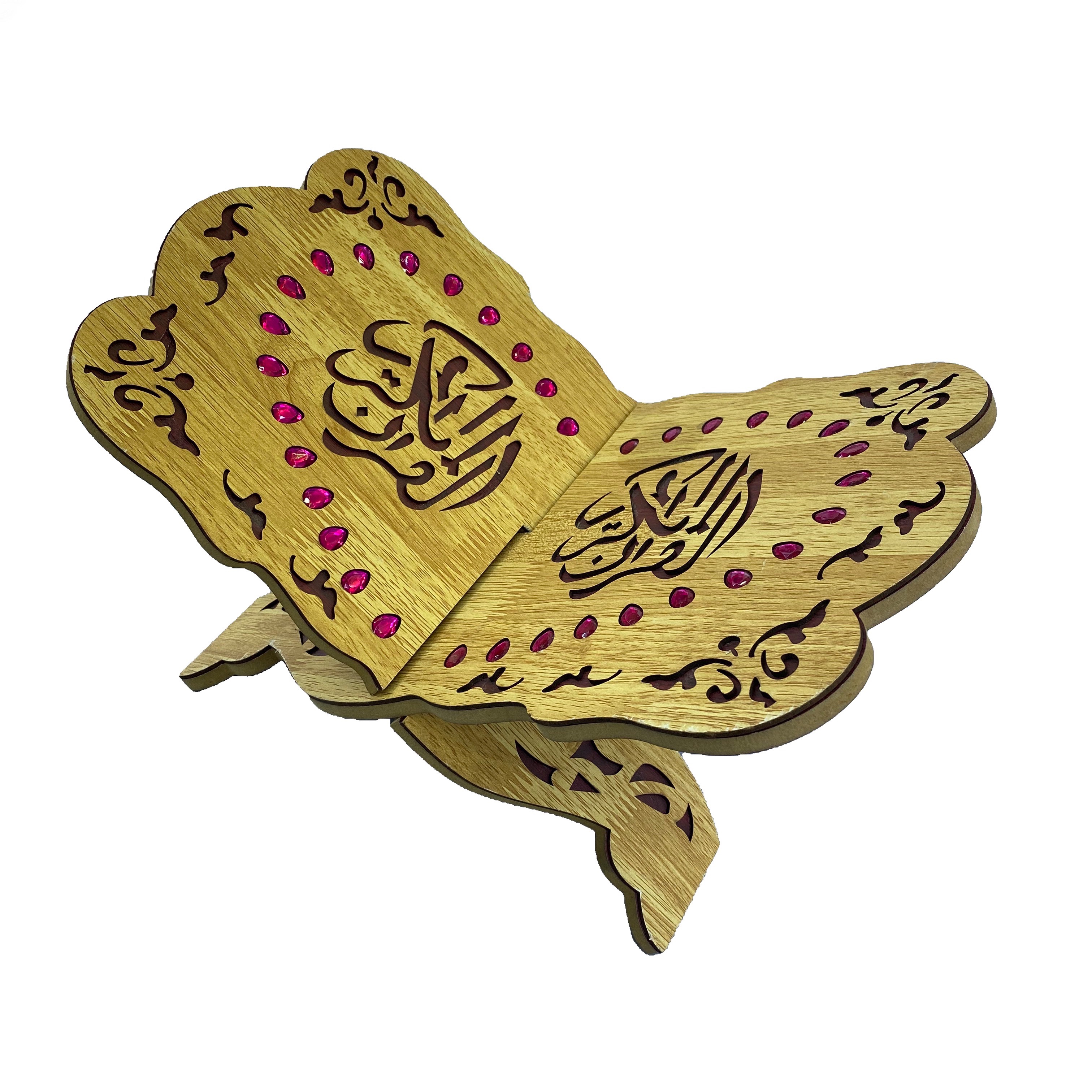 伊斯兰穆斯林古兰经密度板经书架详情图6