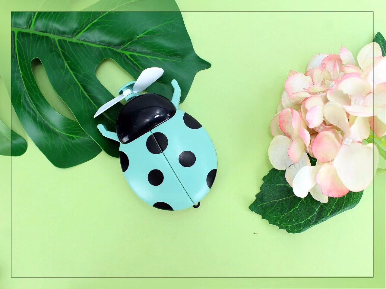 Seven-spotted ladybug small fan undefined