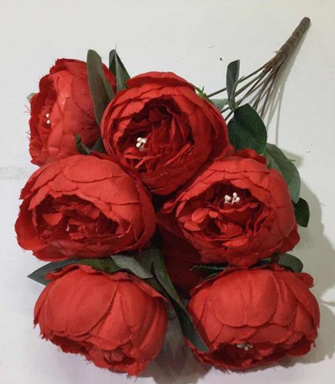 Xiange Flower Art Simulation Flower Wedding Flower Wall Decoration Factory Direct Plastic Green Plant Decoration A104-98