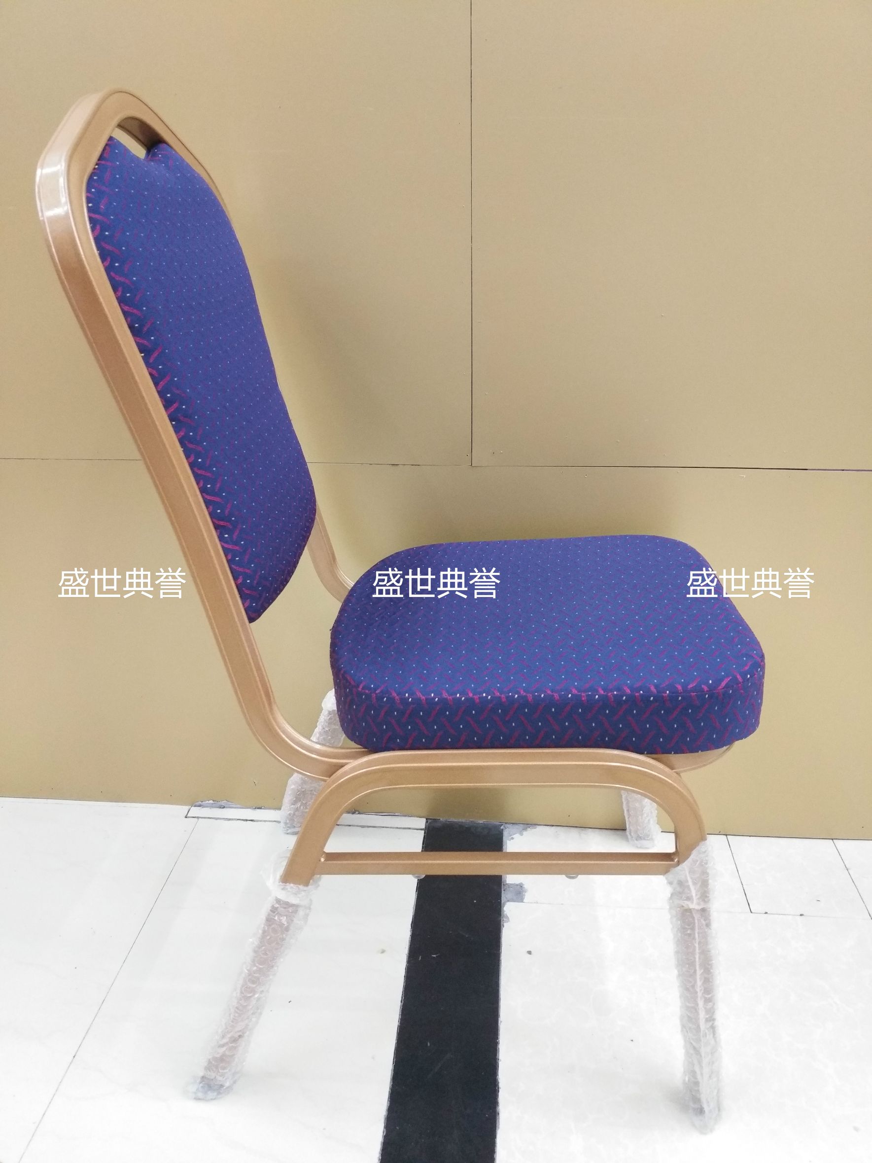 上海五星级酒店宴会铝椅外贸铝合金椅子婚宴酒席餐桌椅会议培训椅详情图7