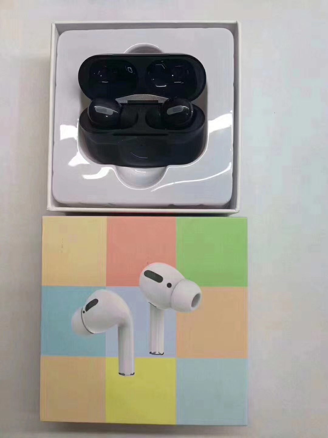 TWS蓝牙耳机马卡龙色优势出货，大量现货产品图