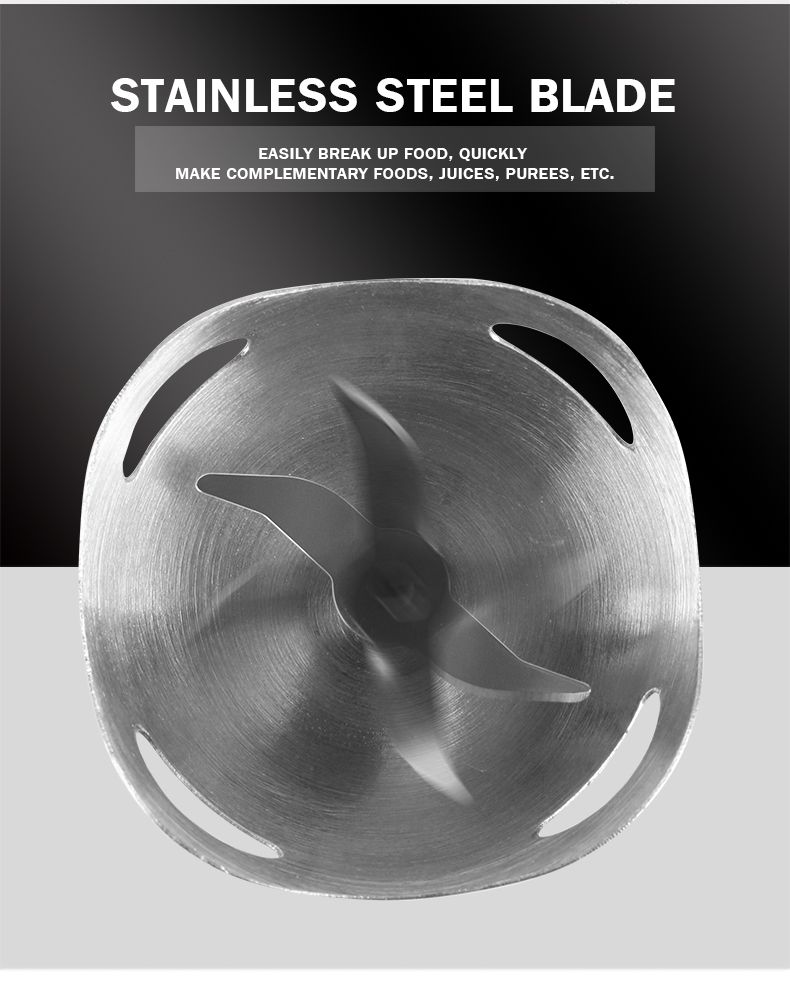 ENZO恩佐厨房多功能电动辅食打蛋料理机冰淇淋奶昔水果手持搅拌棒详情图4