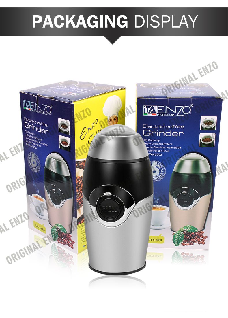 ENZO恩佐多功能电动中药材辣椒打粉磨豆小型家用咖啡研磨粉碎机详情图7