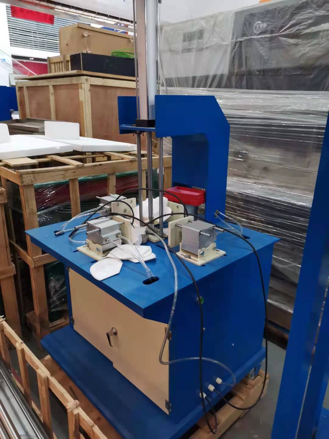 Printing machinery top and bottom cover paper box bubble press machine details Picture